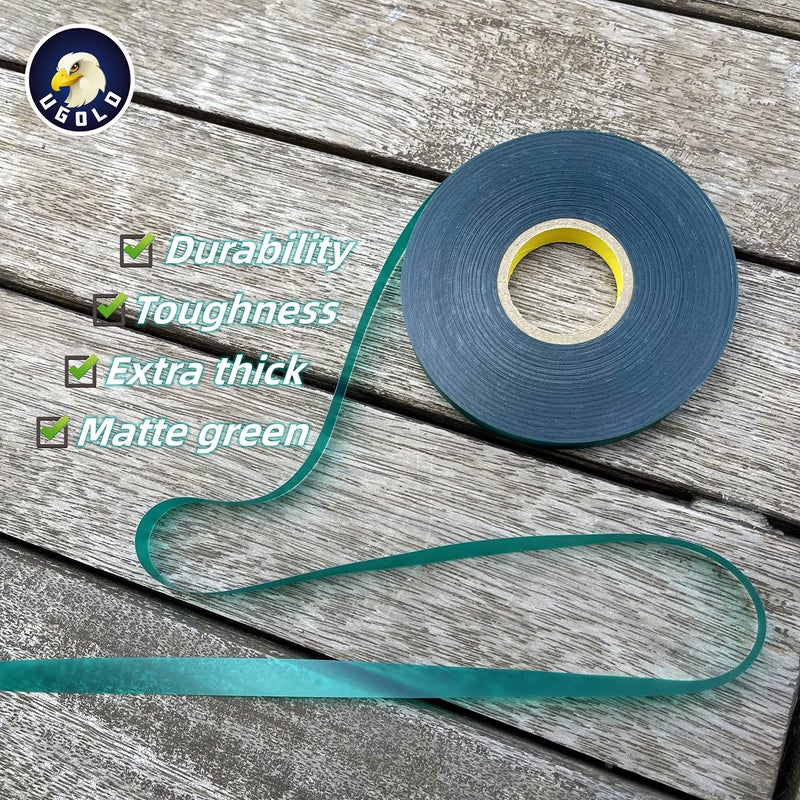 Ugold 8 mil Extra Thick Heavy Duty 150 Feet x 1/2" Stretch Plant Tie Tape, Garden Tie Tape for Planting and Grafting, Plant Ribbon for Tomatoes, Grapes and Trees, Tree Tape, Garden Stake for Vinyard - Image 2
